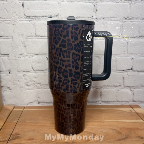 HydroJug ACTA Luxe 40oz Leopard Tumbler - Picture 2 of 11